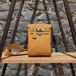 Hermès 2023 Natural Sable Togo HAC A Dos PM Backpack